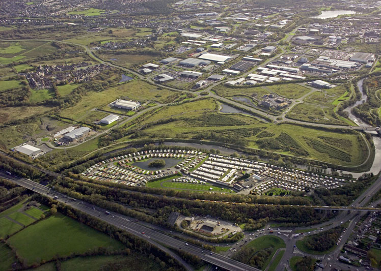 Junctions 44 & 45, M4 Motorway, Swansea Vale, Swansea 