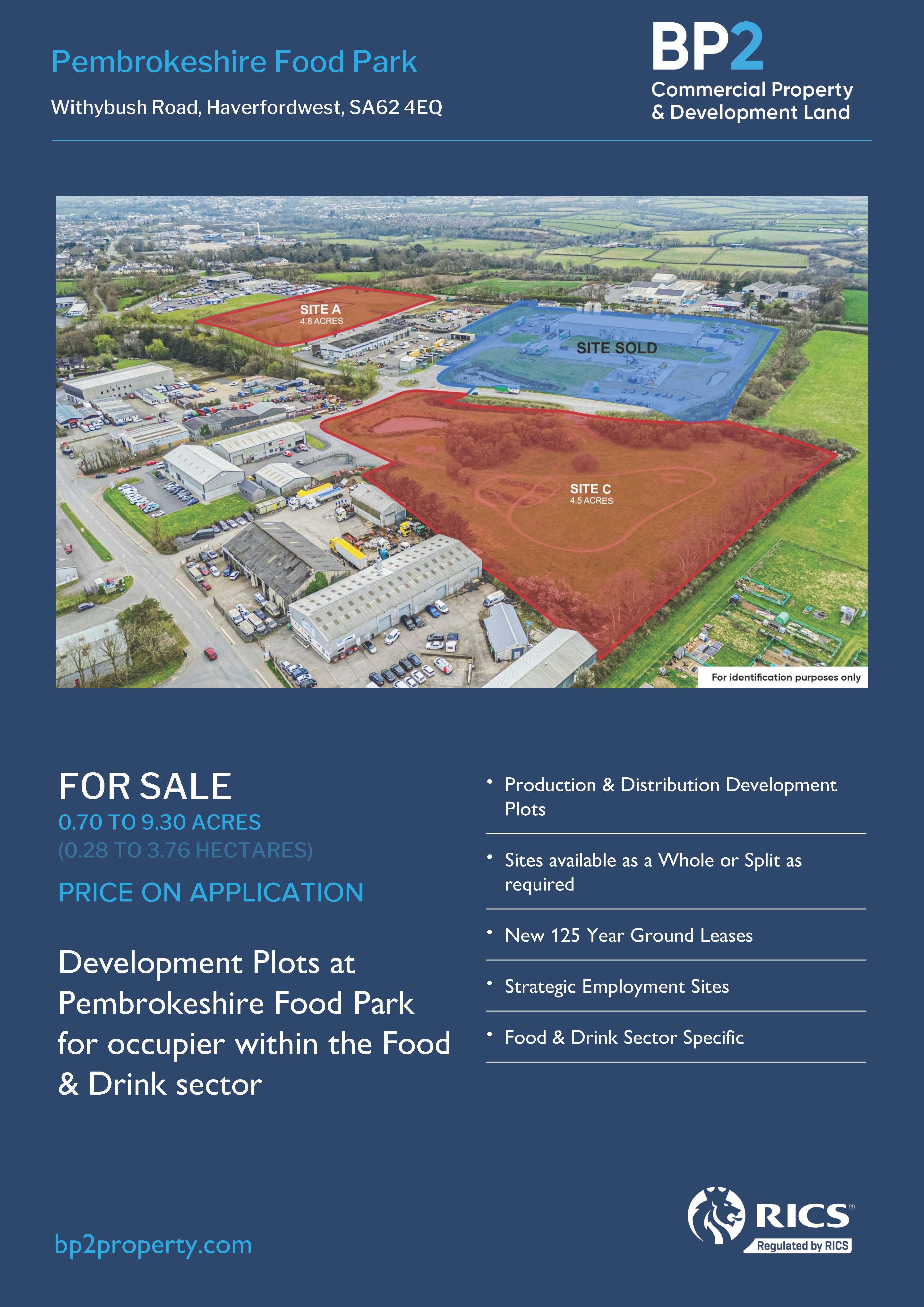 Development Plots, Pembrokeshire Food Park, Withybush Road, Haverfordwest, Pembrokeshire 